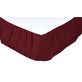 Solid 16 Inch Drop Bed Skirt
