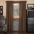 Check Scalloped Panel Set 84 X 40