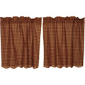 Check Scalloped Tier Set