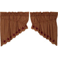Star Scalloped Prairie Swag Set 36 X 36