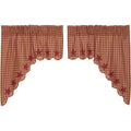 Star Scalloped Swag Set 36 X 36