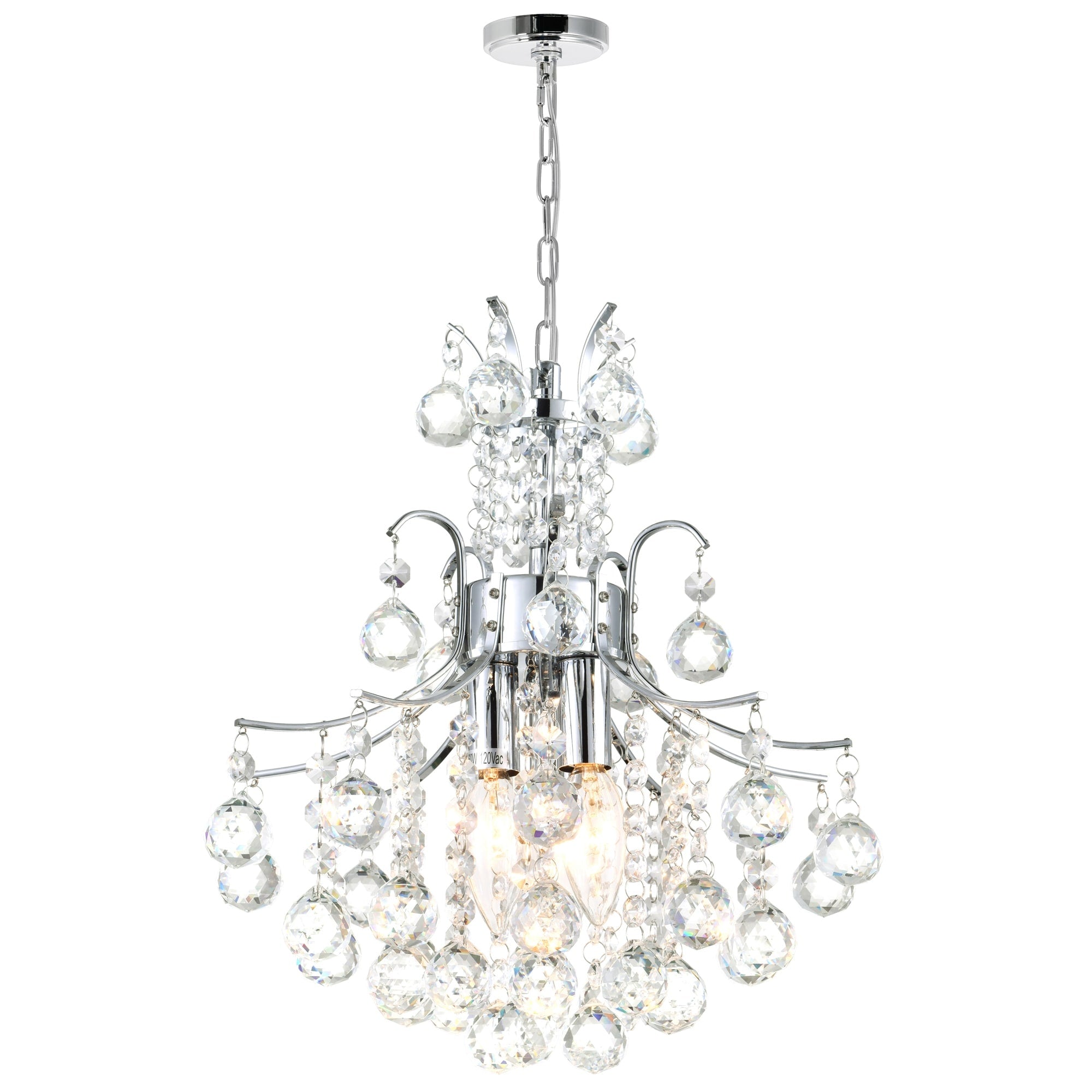 Gracewood Hollow Kayo 3 Light Mini Pendant With Chrome Finish