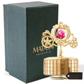 Princess Carriage Music Box Love Story Table Top Ornament W Matashi Crystals Home Bedroom Decor