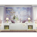 Princess And The Frog Chair Rail Pre Pasted Mural 6X10.5