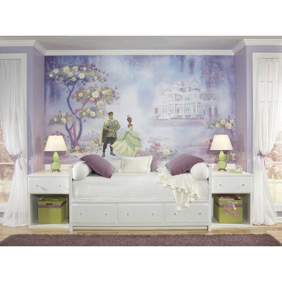 Princess And The Frog Chair Rail Pre Pasted Mural 6X10.5