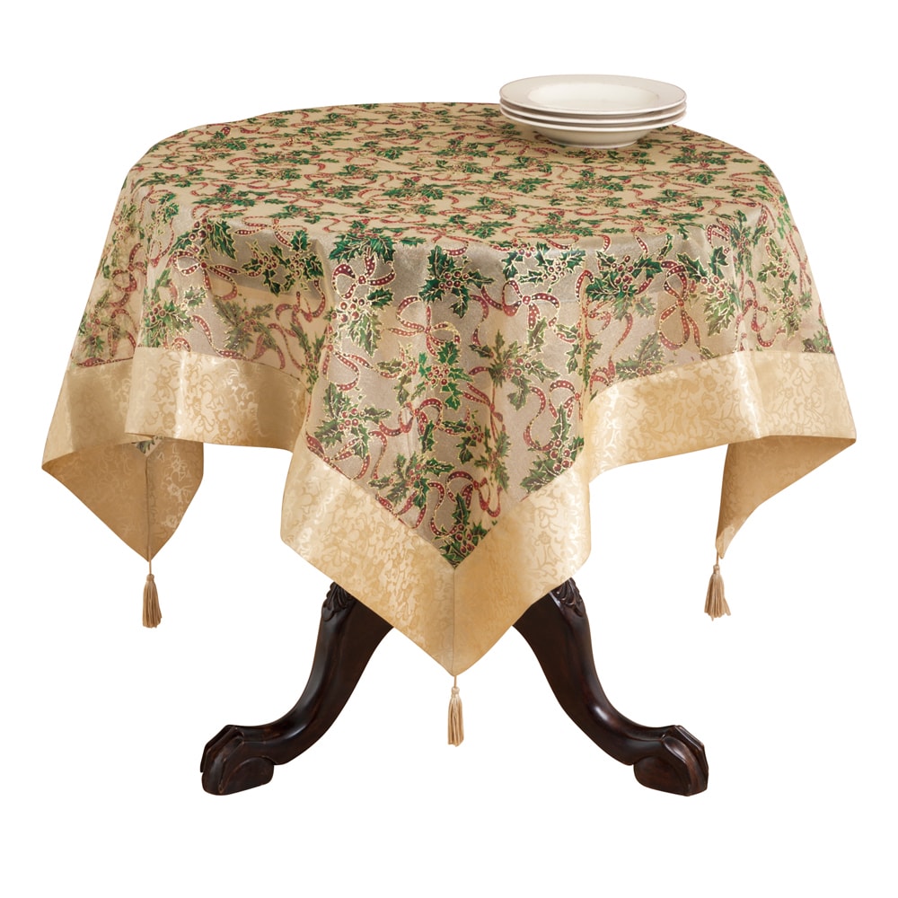 Printed Christmas Table Topper