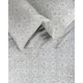 Printed Design Cotton Collection 400 Tc Grey Medallion Sheet Set