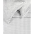 Printed Design Cotton Collection 400 Thread Count Grey Houndstooth Duvet Set