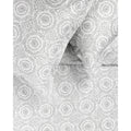 Printed Design Cotton Collection 400 Thread Count Light Grey Block Medalion Duvet Set