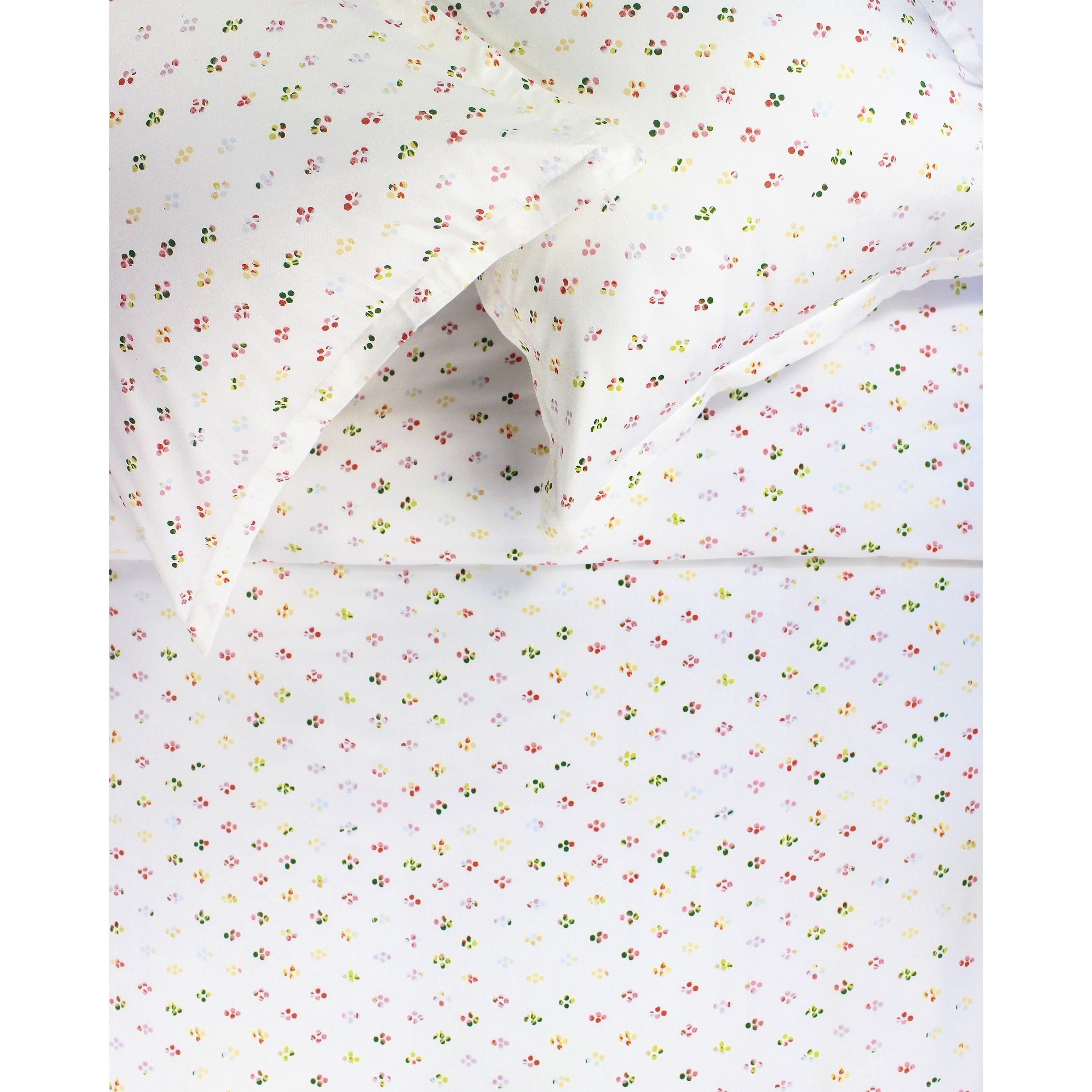 Printed Design Cotton Collection 400 Thread Count Multi Broken Diamond Duvet Set