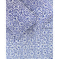 Printed Design Cotton Collection 400 Thread Count Navy Block Medalion Duvet Set
