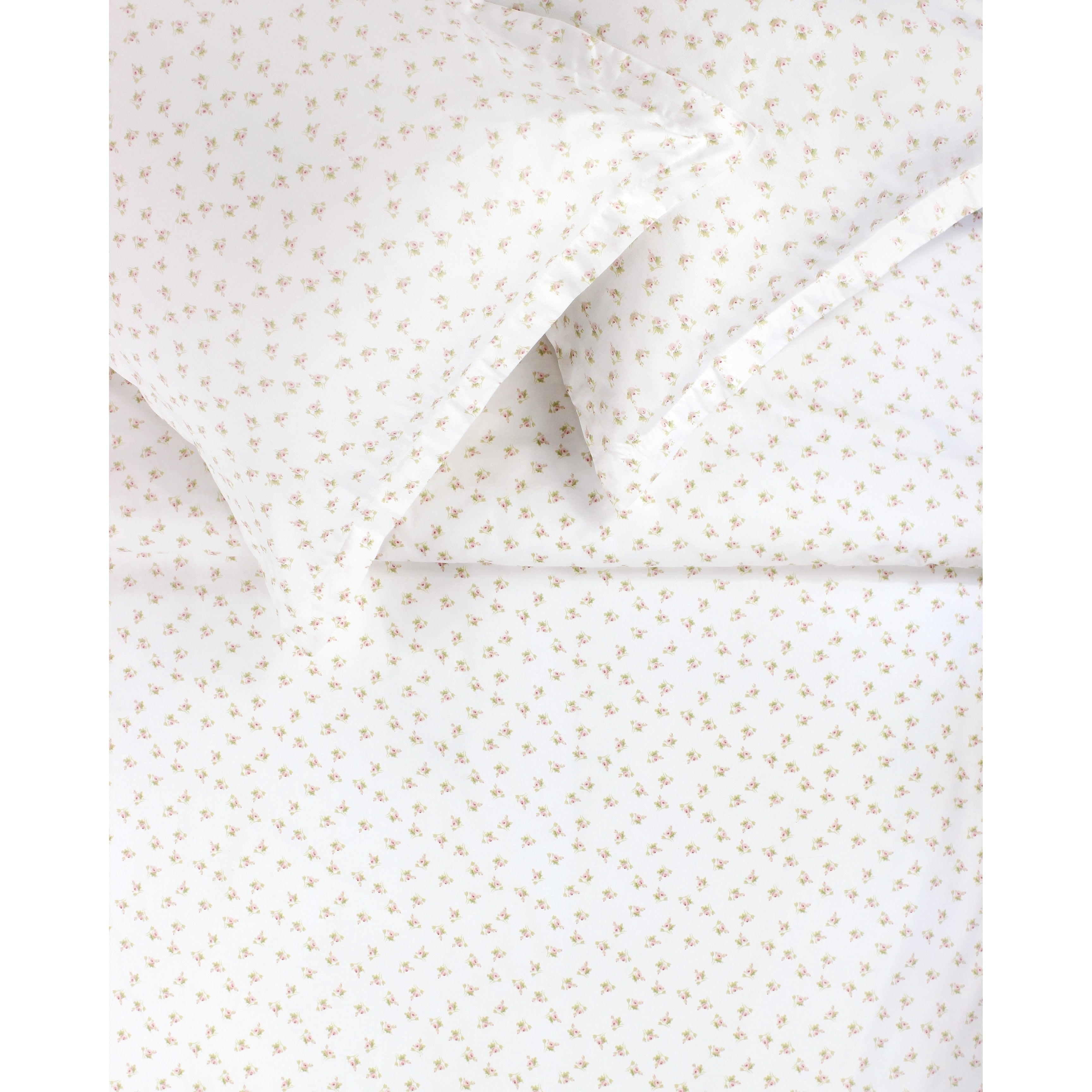 Printed Design Cotton Collection 400 Thread Count Pink Chic Floral Duvet Set