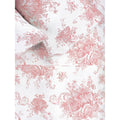 Printed Design Cotton Collection 400Tc Mauve Toile Sheet Set
