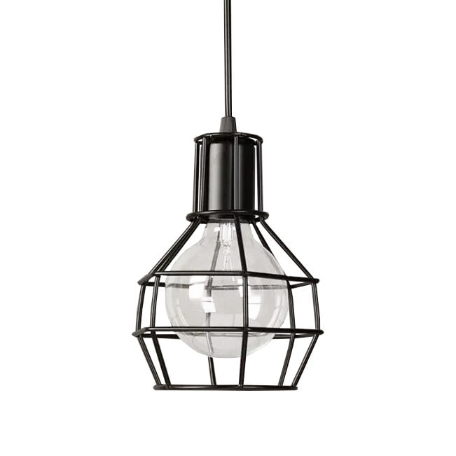 Priscilla Adjustable Height 1 Light Edison Pendant With Bulb