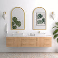 Prismella 60 72 84 Floating Vanity With Rectangular Vessel Sink Quartz Top