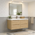 Prismis 36 48 Wall Mount Premium Bathroom Vanity With Integrated Sink
