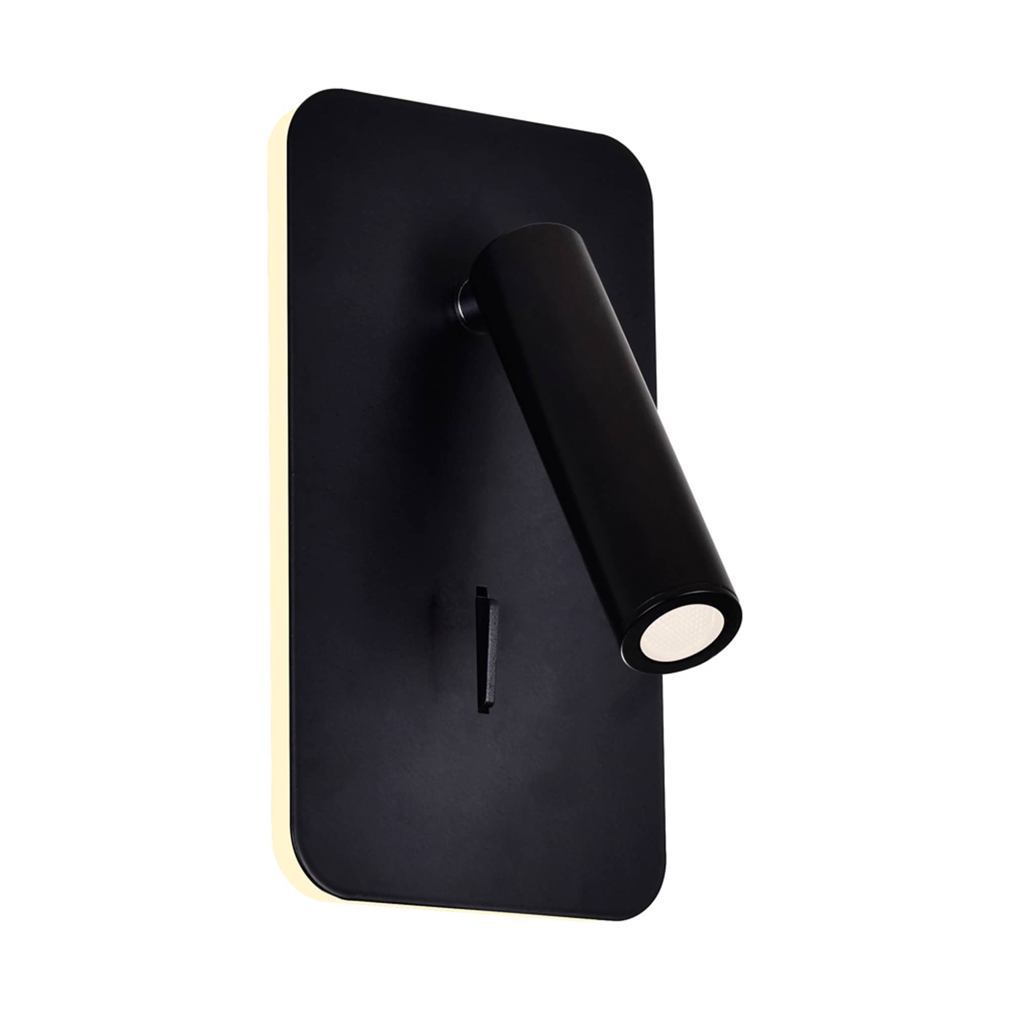 Private I Led Sconce With Matte Black Finish 6 In