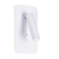 Private I Led Sconce With Matte White Finish 6 In