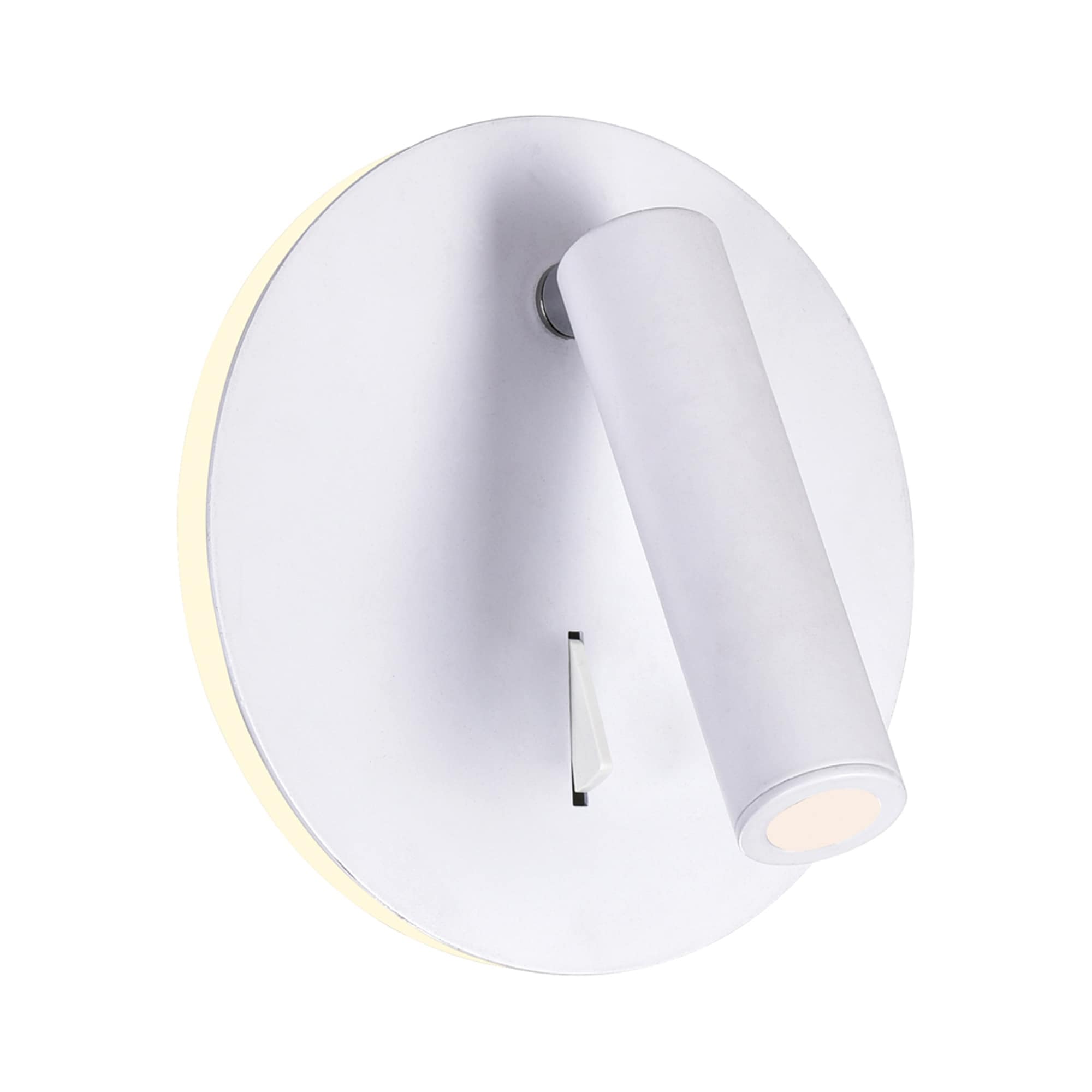 Private I 6 Inch Led Sconce With Matte White Finish 6 In