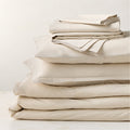 Premier Light Taupe Organic Cotton Percale 500 Thread Count King Duvet Cover