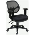Pro Line Ii Breathable Padded Black Task Chair