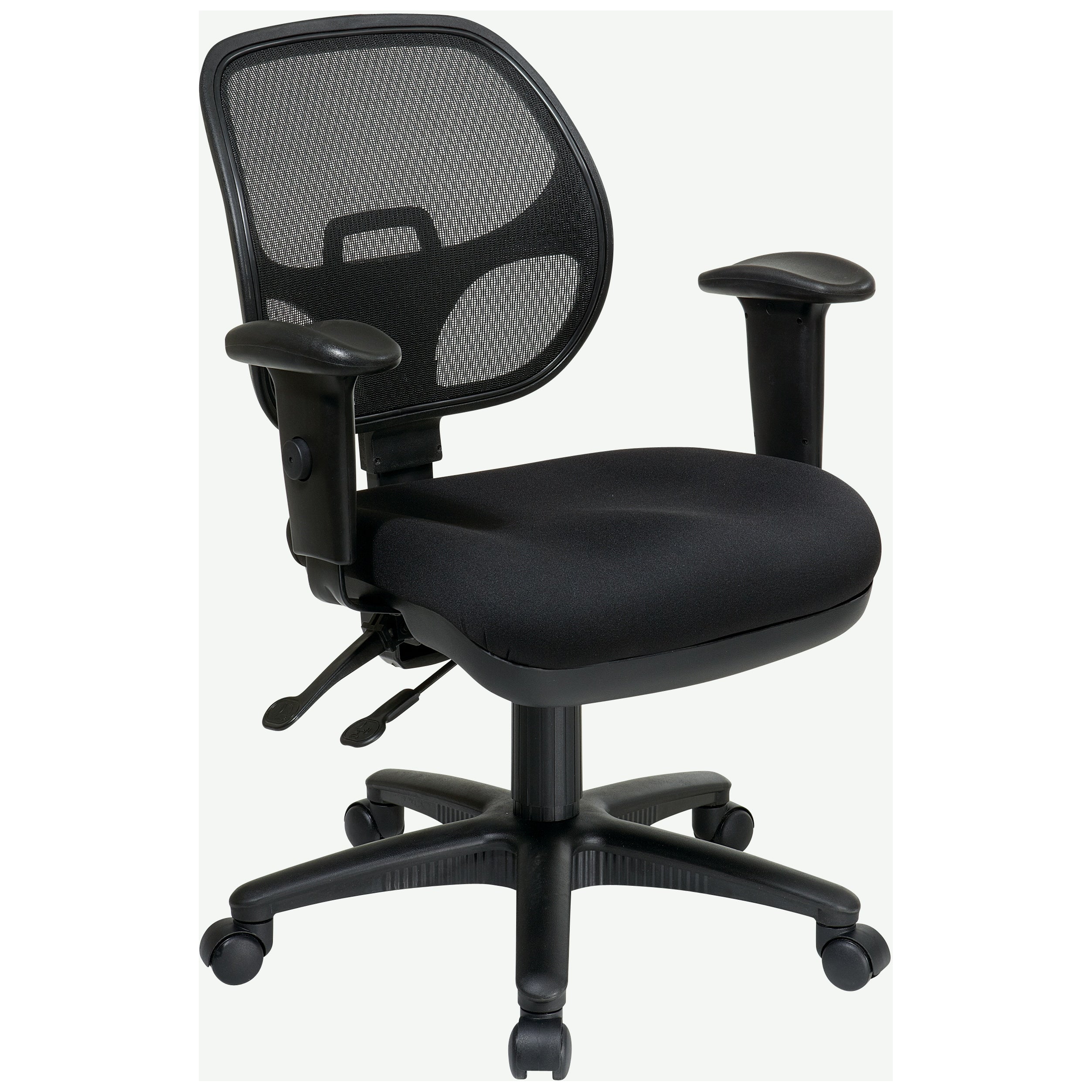 Pro Line Ii Breathable Padded Black Task Chair