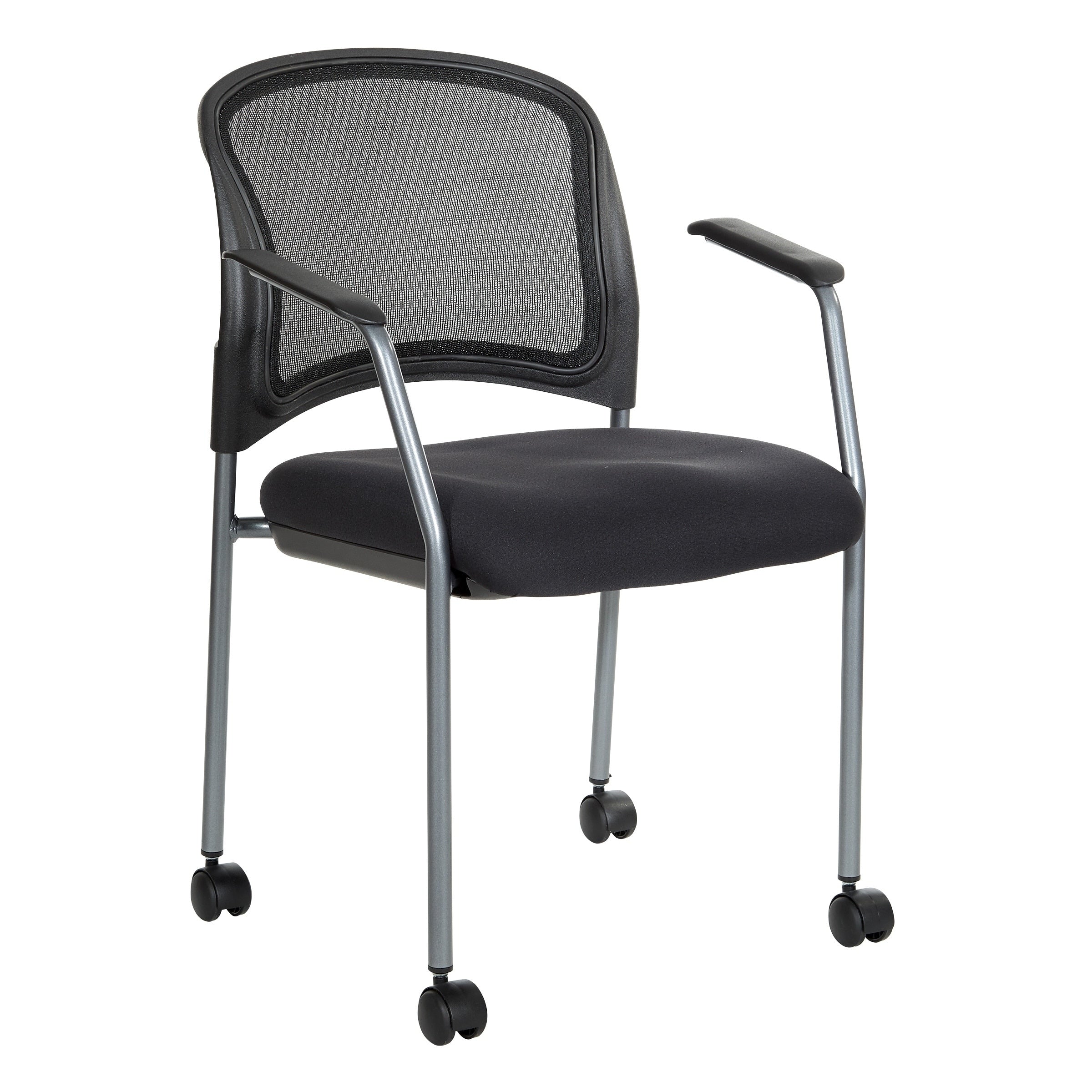 Pro Line Ii Breathable Progrid Rolling Visitors Chair