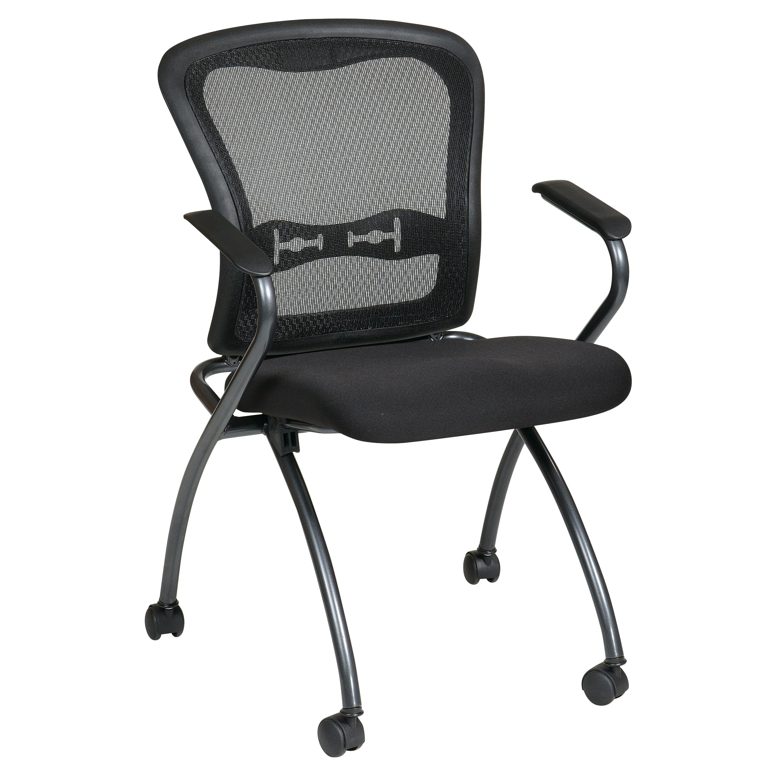 Pro Line Ii Deluxe Folding Chair With Progrid Back 2 Pack