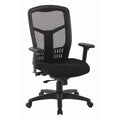 Pro Line Ii Progrid High Back Managers Chair With Adjustable Arms And Seat Slider.
