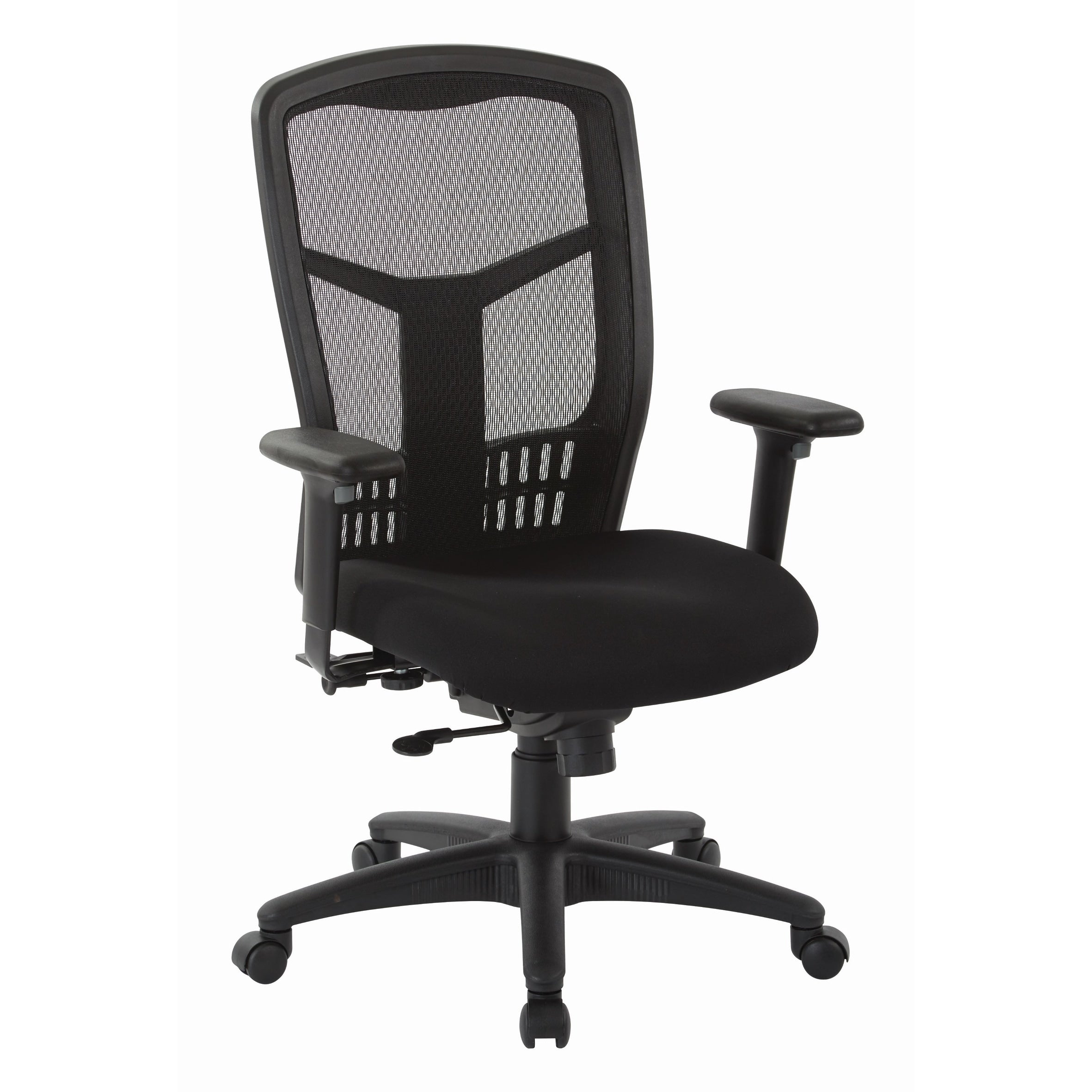 Pro Line Ii Progrid High Back Managers Chair With Adjustable Arms And Seat Slider.