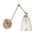 Profile 1 Light Aged Brass Wall Sconce