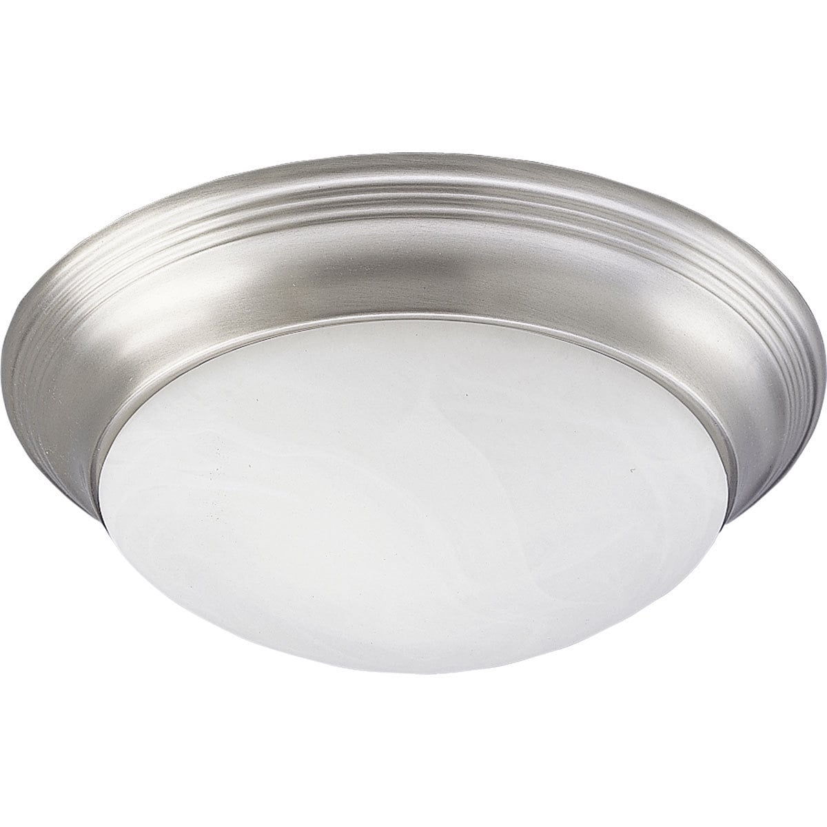 Progress Lighting Silvertone 2 Light Semi Flush Mount Fixture