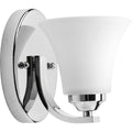Progress Lighting Silvertone Adorn Collection 1 Light Chrome Bath Light