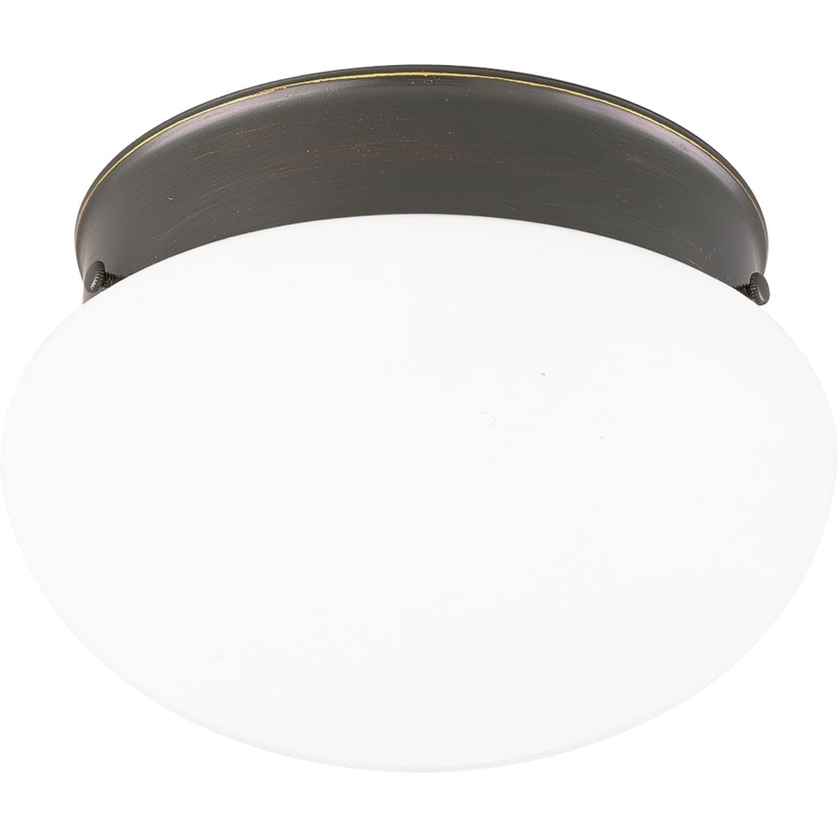 Progress Lighting Bronze 2 Light Semi Flush Mount Fixture