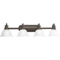 Progress Lighting Bronze Madison 4 Light Bath Light