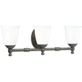 Progress Lighting Bronze Victorian Collection 3 Light Venetian Bronze Bath Light