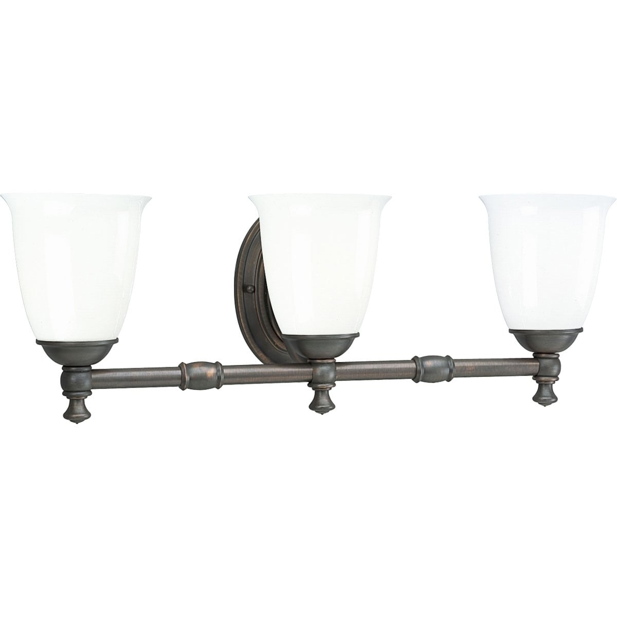 Progress Lighting Bronze Victorian Collection 3 Light Venetian Bronze Bath Light