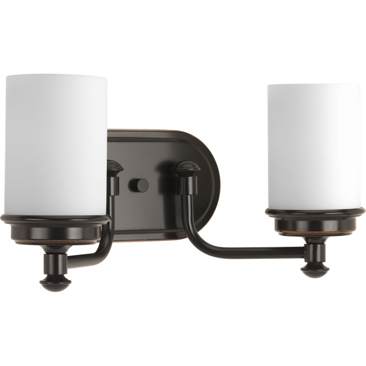 Progress Lighting Glide Bronze Steel Two Light Bath