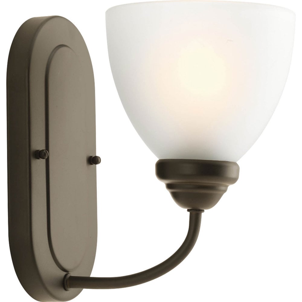 Progress Lighting Bronze Heart Collection 1 Light Antique Bronze Bath Light