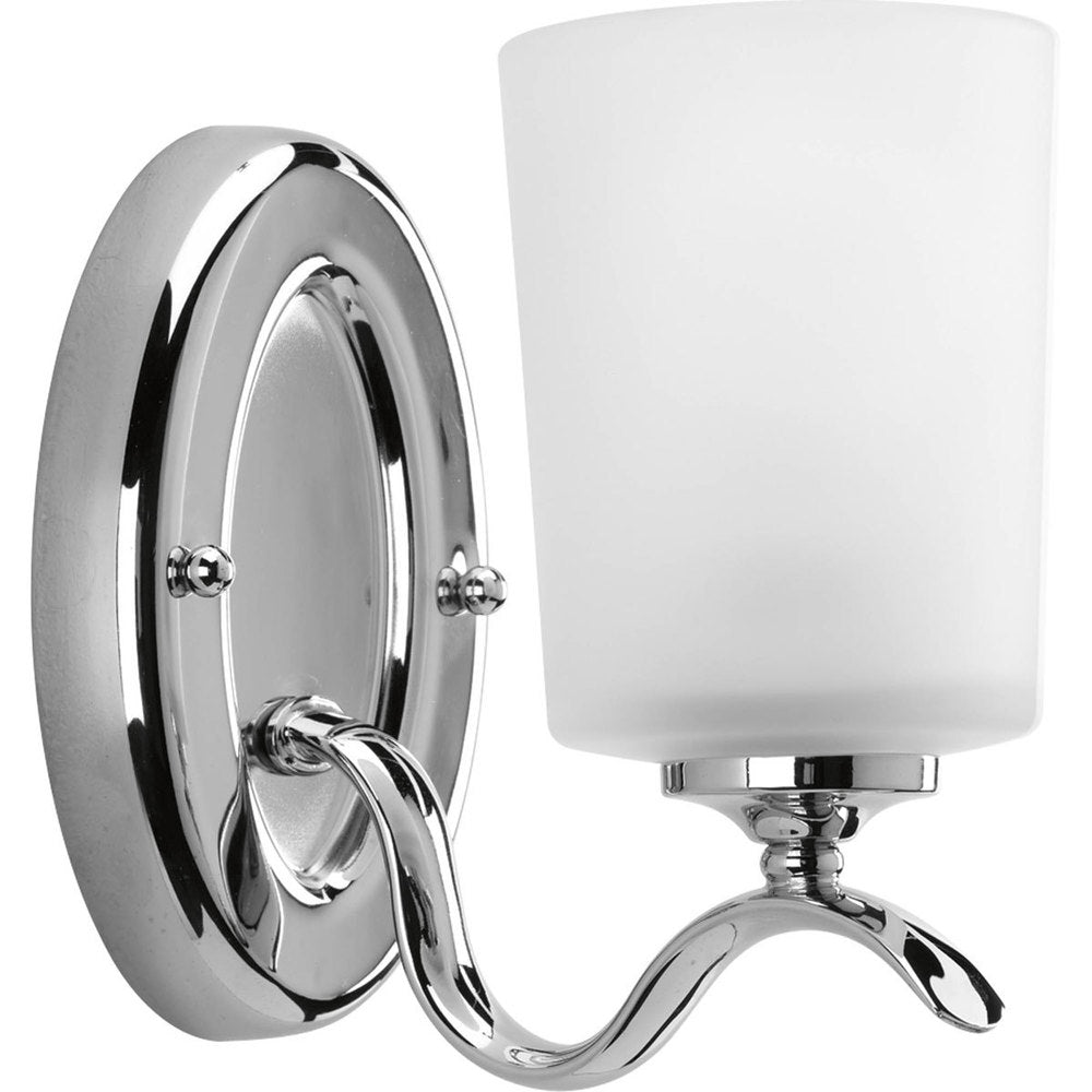 Progress Lighting Silvertone Inspire Collection 1 Light Chrome Bath Light