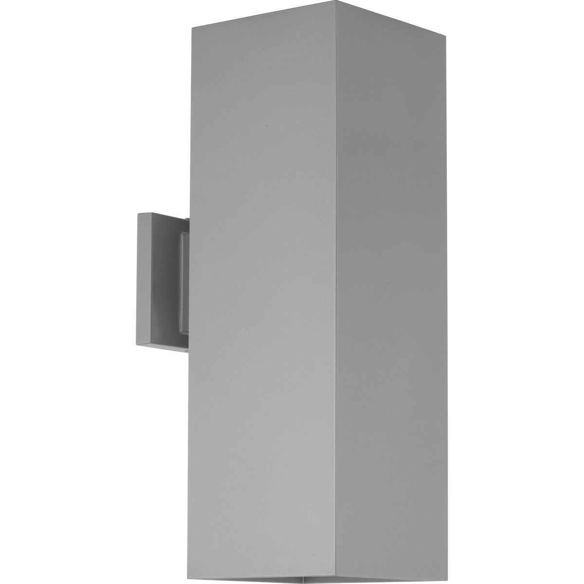 Progress Lighting Metal Finish Aluminum 6 Inch Led Square Cylinder Up Down Wall Lantern