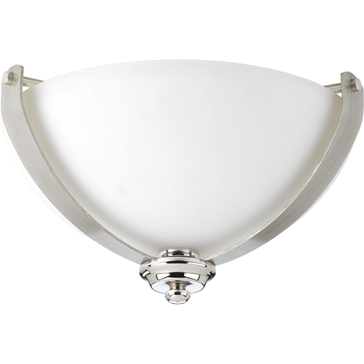 Progress Lighting Noma Steel 2 Light Flush Mount