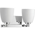Progress Lighting P2166 15 Fleet Steel 2 Light Bath