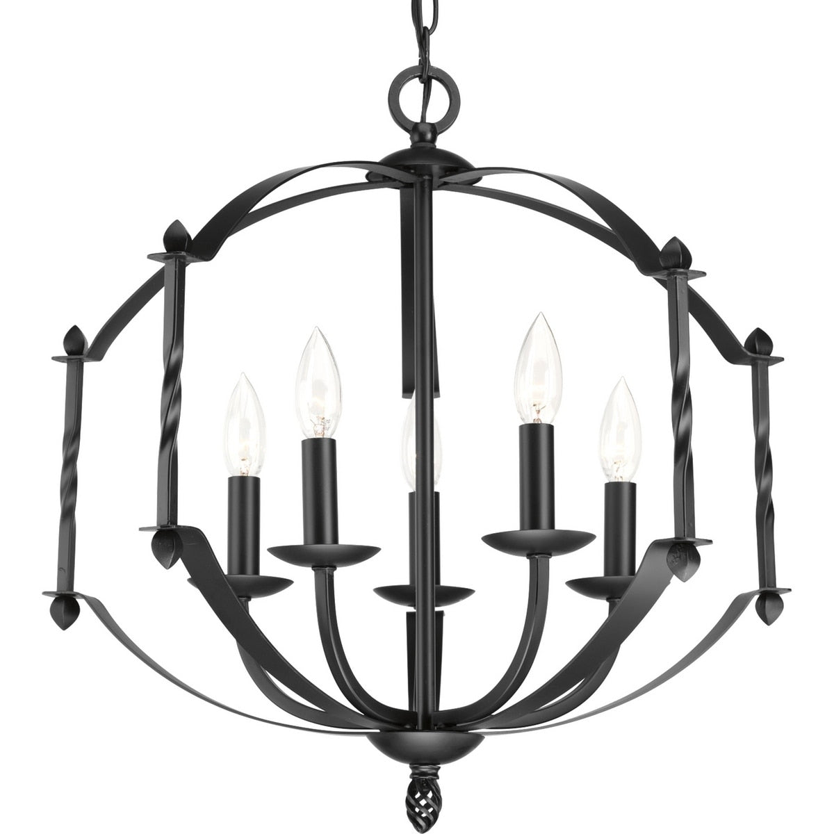 Progress Lighting P4710 31 Greyson 5 Light Chandelier