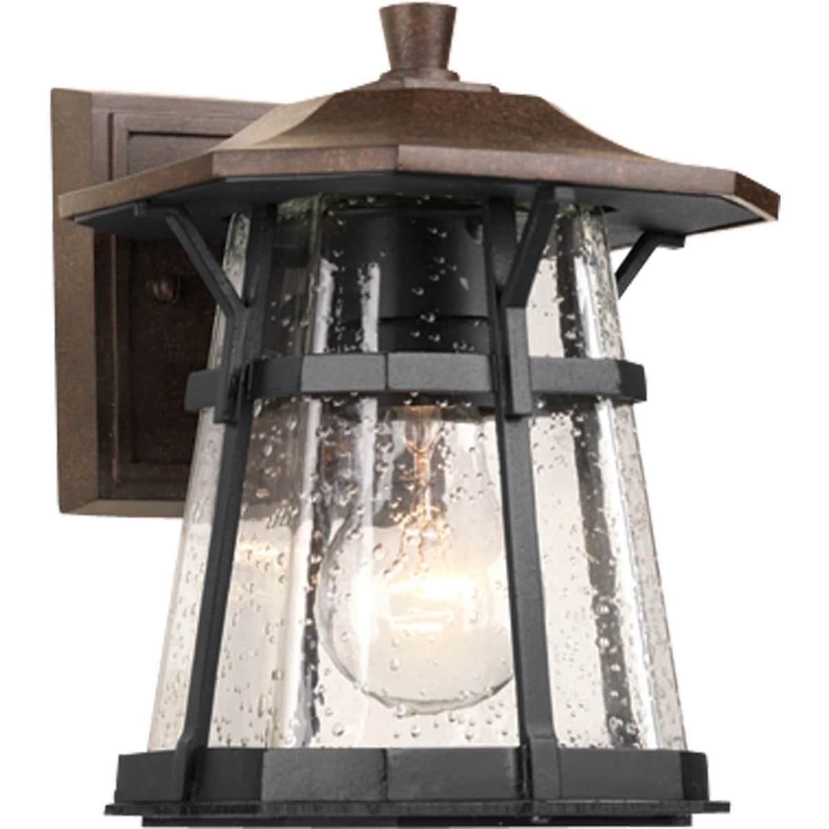 Progress Lighting P5749 84 Derby Brown Aluminum 1 Light Small Wall Lantern