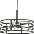 Progress Lighting Remix Grey Steel 4 Light Pendant