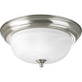 Progress Lighting Silvertone 2 Light Semi Flush Mount Fixture