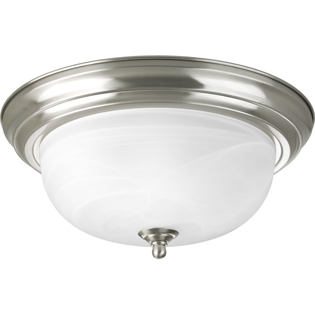 Progress Lighting Silvertone 2 Light Semi Flush Mount Fixture