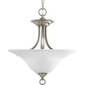 Progress Lighting Silvertone 2 Light Semi Flush Mount Fixture