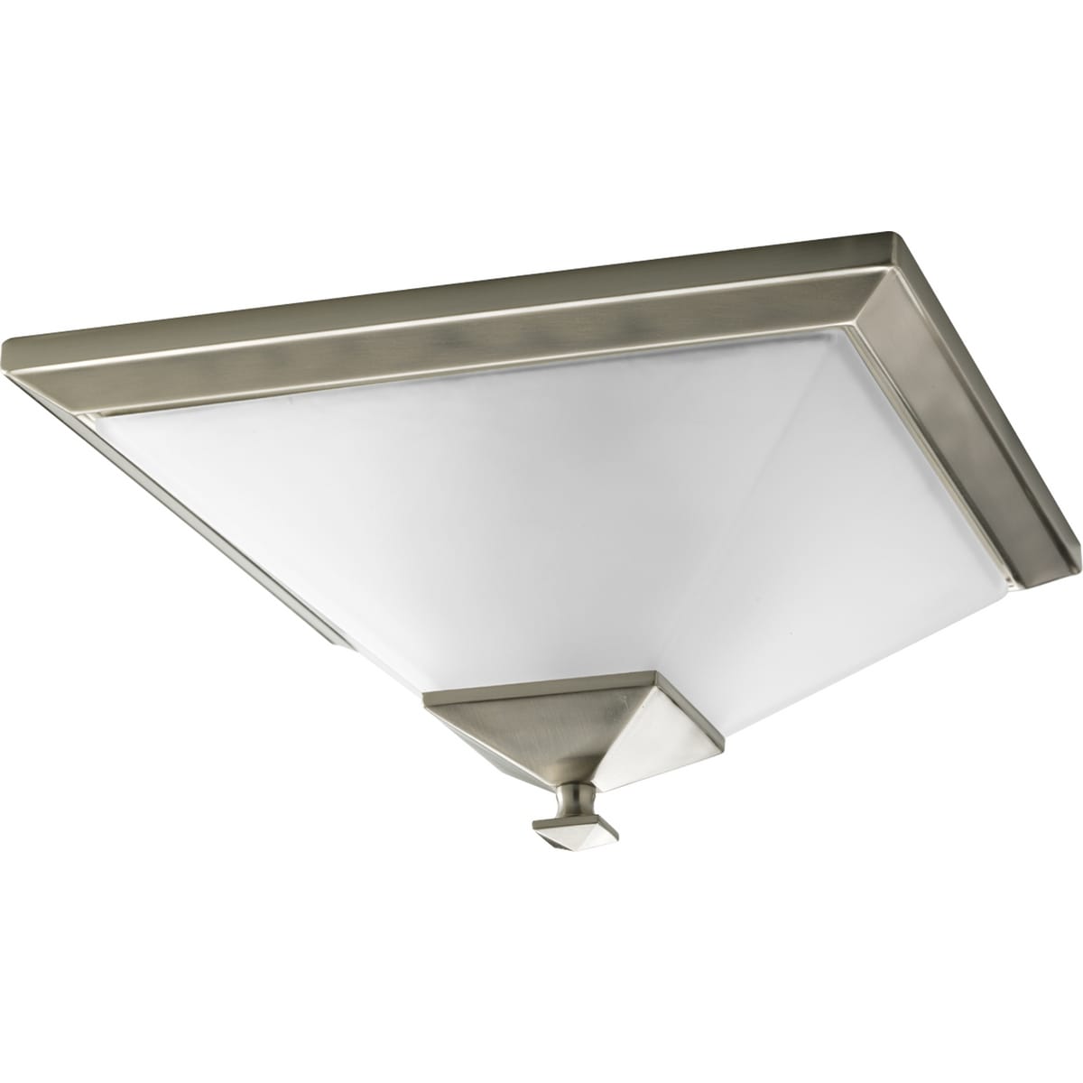 Progress Lighting Silvertone 2 Light Semi Flush Mount Fixture